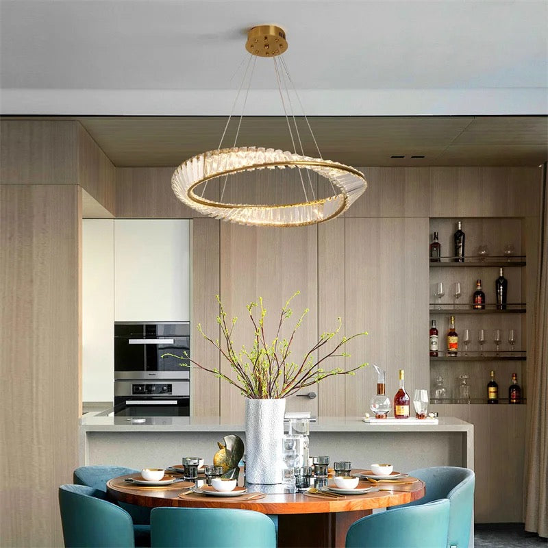 LED Luxury Ring Pendant Light