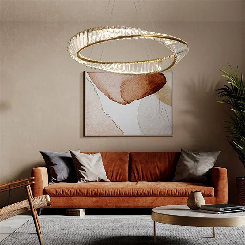 LED Luxury Ring Pendant Light