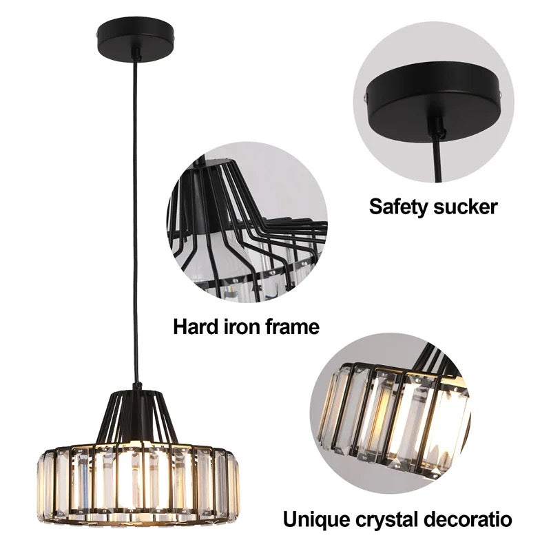 Modern Nordic Crystal Pendant Light