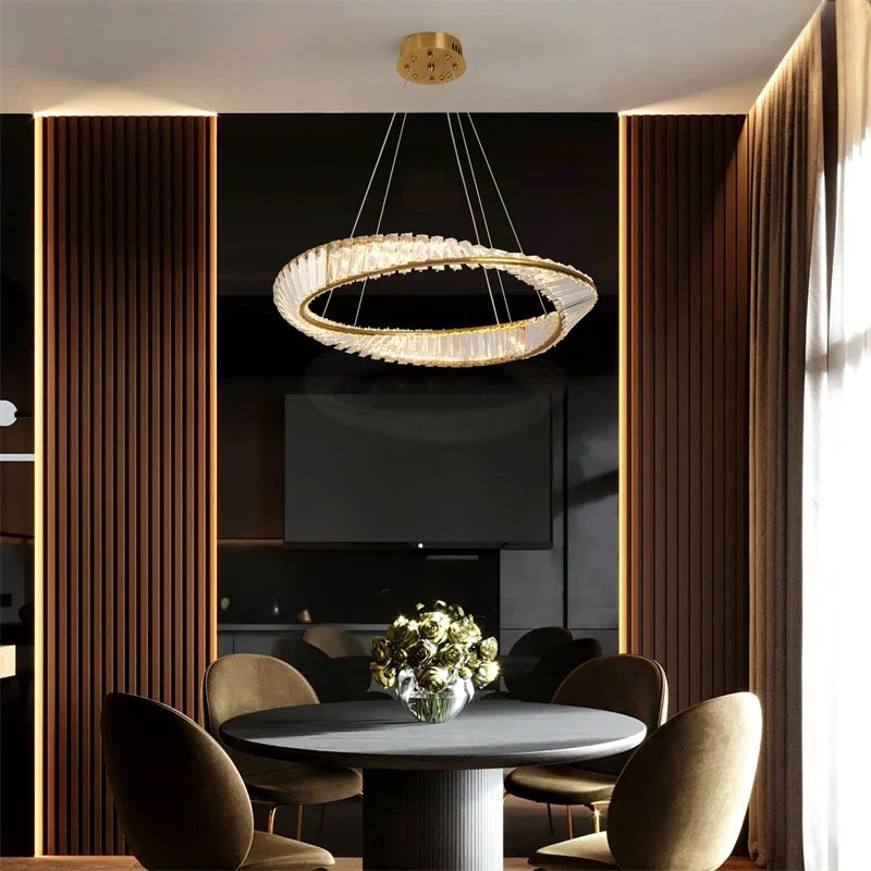 LED Luxury Ring Pendant Light