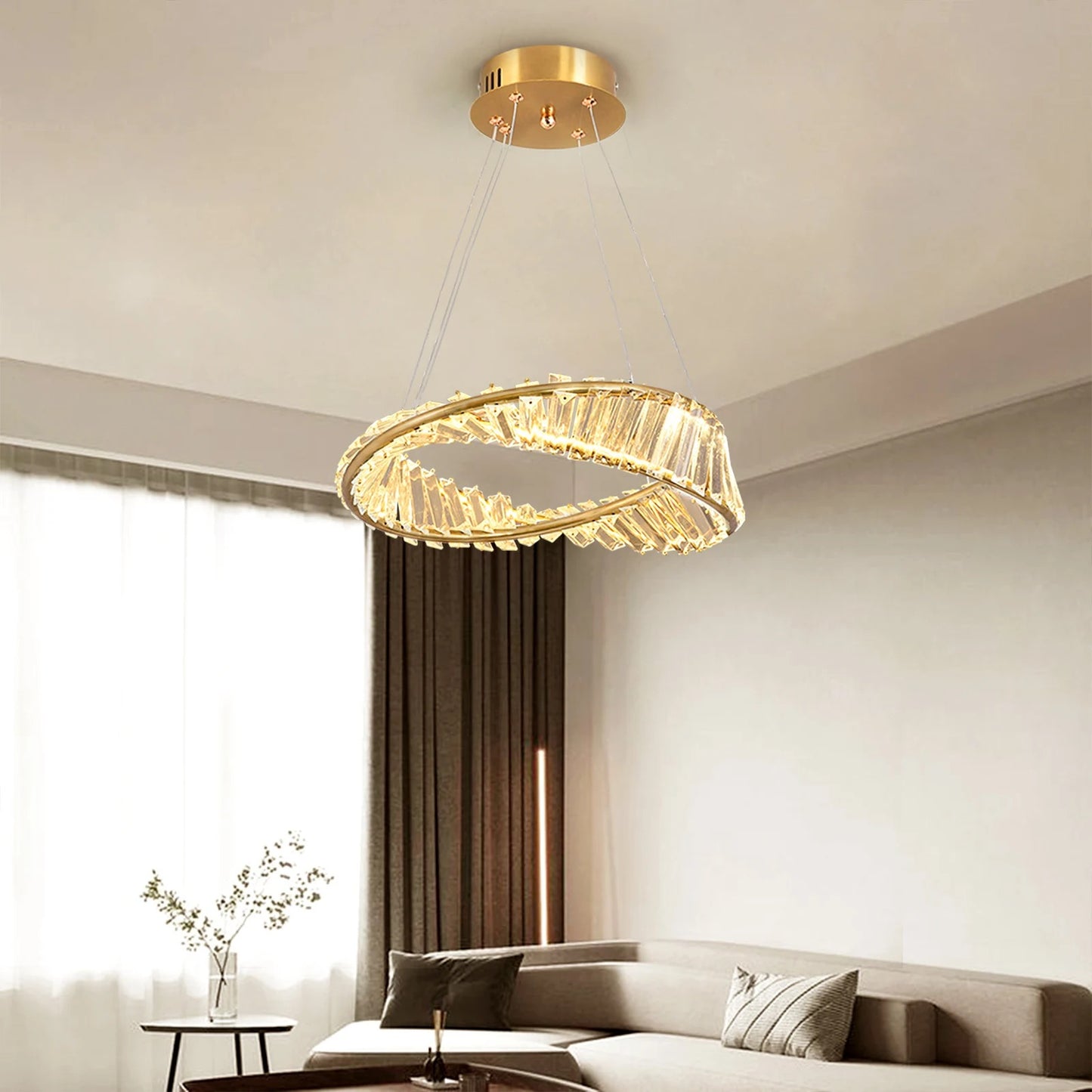 LED Luxury Ring Pendant Light