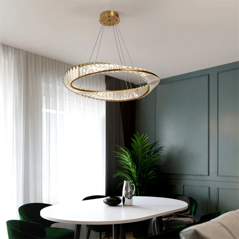 LED Luxury Ring Pendant Light