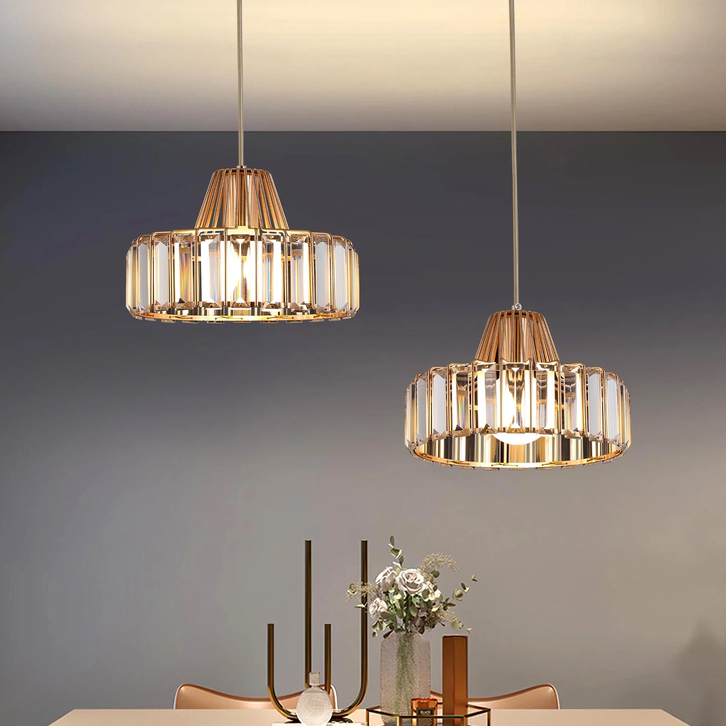 Modern Nordic Crystal Pendant Light