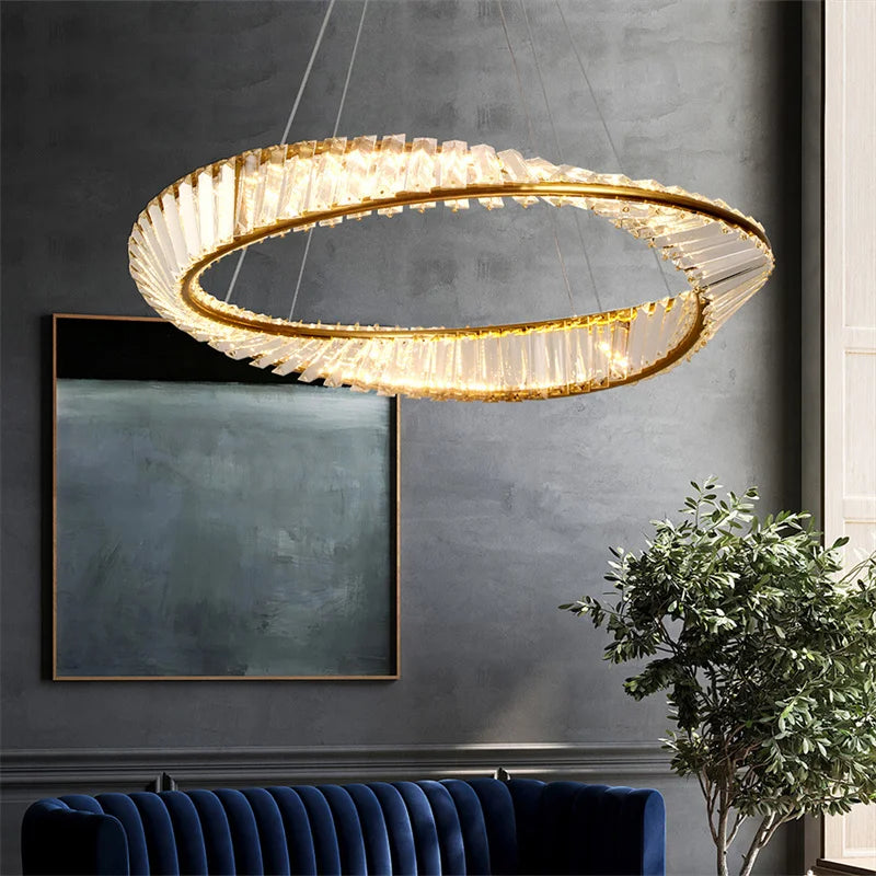 LED Luxury Ring Pendant Light