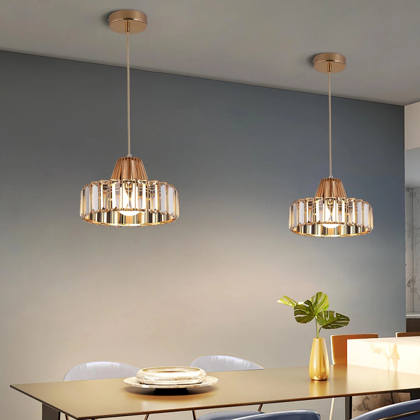 Modern Nordic Crystal Pendant Light